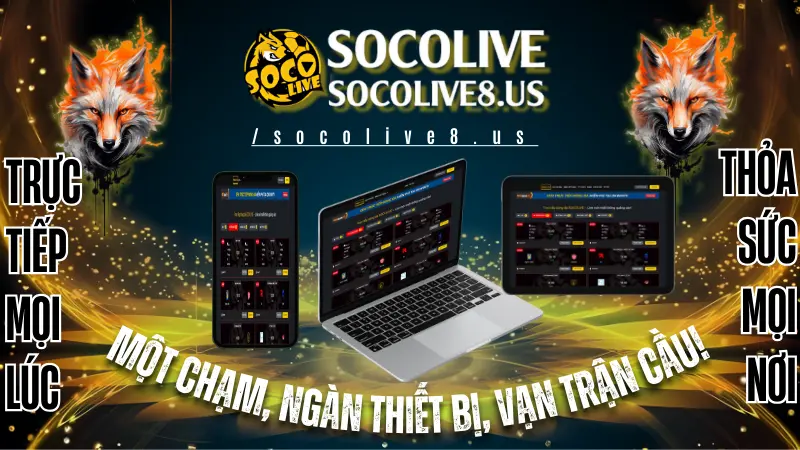 Xem bóng đá trực tiếp trên mọi thiết bị dễ dàng với SocoliveTV