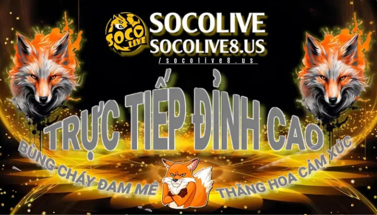 Trực tiếp bóng đá Socolive miễn phí không quảng cáo